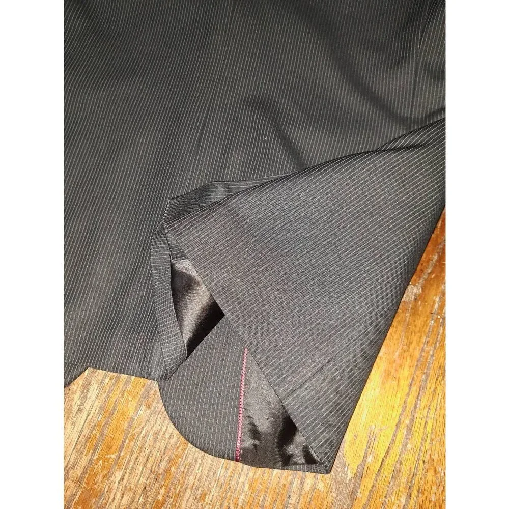 New 36R Marco Donateli Milan Italia Black Suit Sports Coat Jacket Blazer NWT